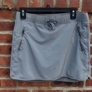 Athleta Charcoal Skort with Zipper Pockets